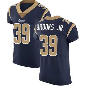 Men's Los Angeles Rams Antoine Brooks Jr. Navy Team Color Vapor Untouchable Jersey - Elite