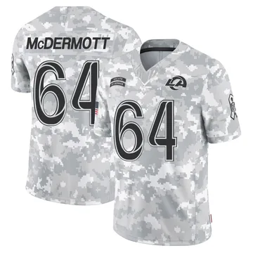 Men's Los Angeles Rams Conor McDermott Arctic Camo 2024 Salute to Service Jersey - Limited