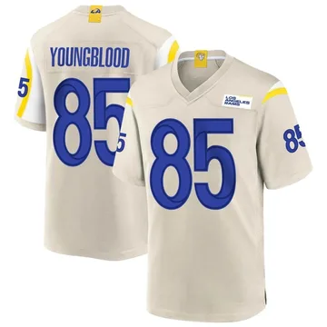 Men's Los Angeles Rams Jack Youngblood Bone Jersey - Game