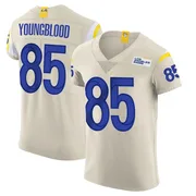 Men's Nike Los Angeles Rams Jack Youngblood Bone Vapor Jersey - Elite
