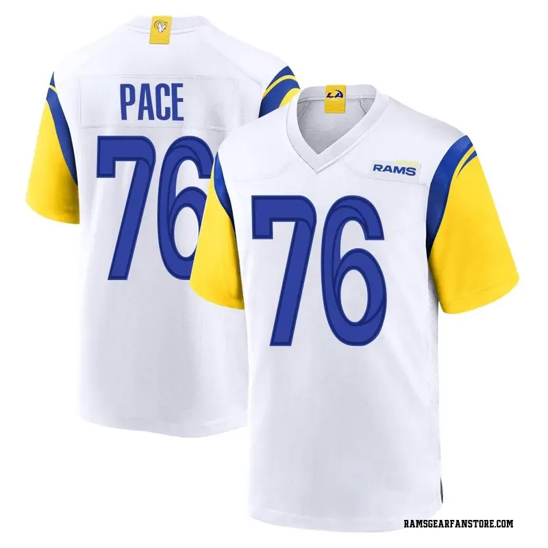 Nike Los Angeles Rams No76 Orlando Pace Camo Men's Stitched NFL Limited 2018 Salute To Service Jersey