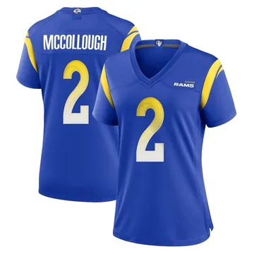 Women's Nike Los Angeles Rams Jaylen McCollough Royal Alternate Jersey - Game