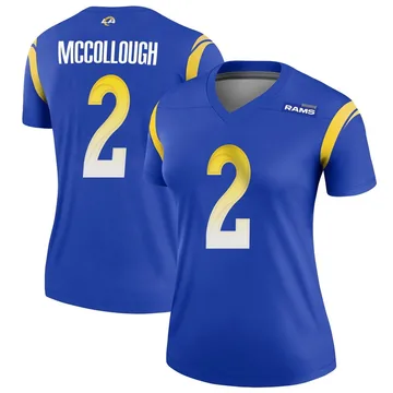 Women's Nike Los Angeles Rams Jaylen McCollough Royal Jersey - Legend