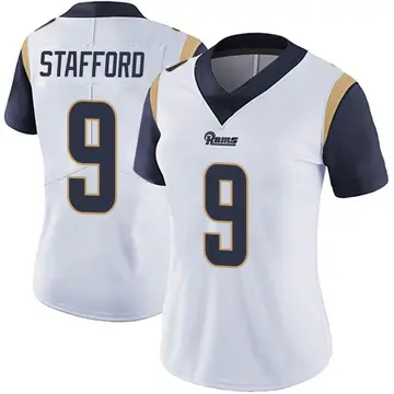 Matthew Stafford #9 Los Angeles Rams NFL NIKE Black Super Bowl Jersey  Men's 4XL