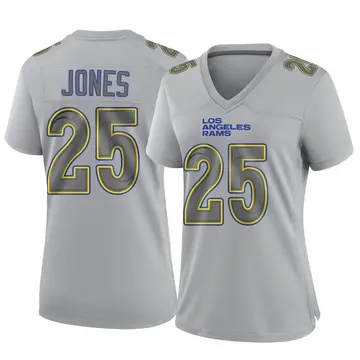Women's Nike Los Angeles Rams Xavier Jones Gray Atmosphere Fashion Jersey - Game