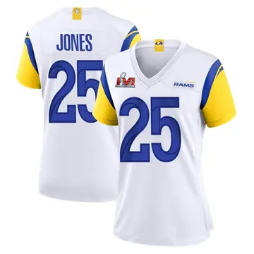 Women's Nike Los Angeles Rams Xavier Jones White Super Bowl LVI Bound Jersey - Game