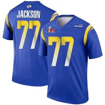 Youth Nike Los Angeles Rams AJ Jackson Royal Super Bowl LVI Bound Jersey - Legend