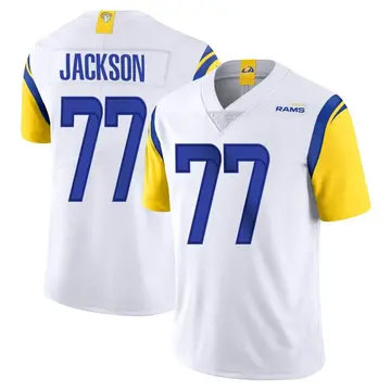 Youth Nike Los Angeles Rams AJ Jackson White Vapor Untouchable Jersey - Limited