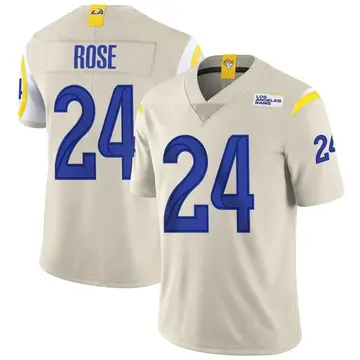 Youth Nike Los Angeles Rams A.J. Rose Bone Vapor Jersey - Limited