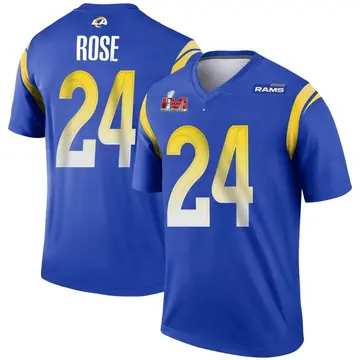 Youth Nike Los Angeles Rams A.J. Rose Royal Super Bowl LVI Bound Jersey - Legend
