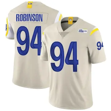 Youth Nike Los Angeles Rams A'Shawn Robinson Bone Vapor Jersey - Limited