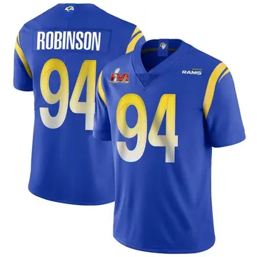 Youth Nike Los Angeles Rams A'Shawn Robinson Royal Alternate Vapor Untouchable Super Bowl LVI Bound Jersey - Limited