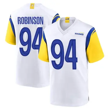Youth Nike Los Angeles Rams A'Shawn Robinson White Jersey - Game
