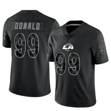 Youth Nike Los Angeles Rams Aaron Donald Black Reflective Jersey - Limited