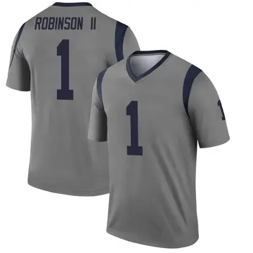 Youth Nike Los Angeles Rams Allen Robinson II Gray Inverted Jersey - Legend