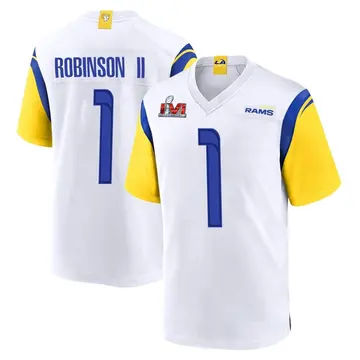 Youth Nike Los Angeles Rams Allen Robinson II White Super Bowl LVI Bound Jersey - Game