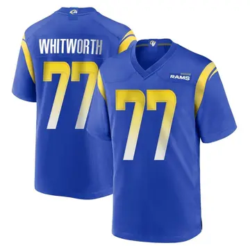 Youth Nike Los Angeles Rams Andrew Whitworth Royal Alternate Jersey - Game