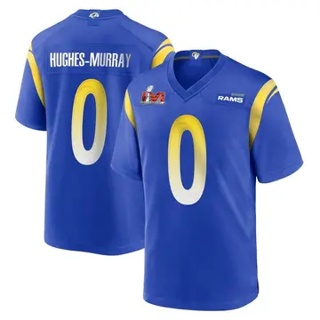 Youth Nike Los Angeles Rams Andrzej Hughes-Murray Royal Alternate Super Bowl LVI Bound Jersey - Game