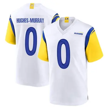Youth Nike Los Angeles Rams Andrzej Hughes-Murray White Jersey - Game