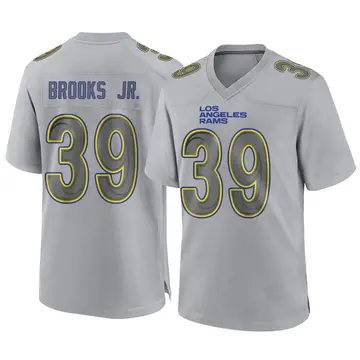 Youth Nike Los Angeles Rams Antoine Brooks Jr. Gray Atmosphere Fashion Jersey - Game