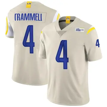 Youth Nike Los Angeles Rams Austin Trammell Bone Vapor Jersey - Limited