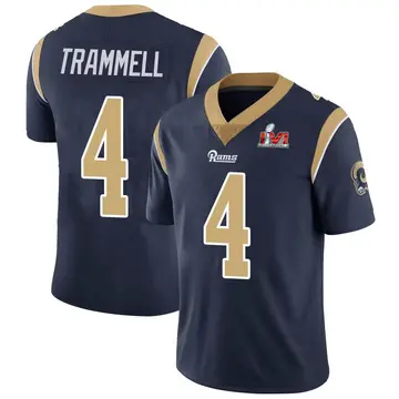 Youth Nike Los Angeles Rams Austin Trammell Navy Team Color Vapor Untouchable Super Bowl LVI Bound Jersey - Limited