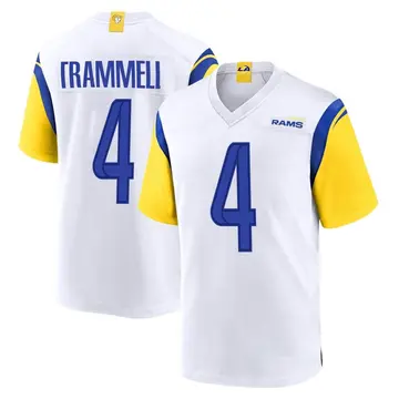 Youth Nike Los Angeles Rams Austin Trammell White Jersey - Game