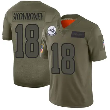 Youth Nike Los Angeles Rams Ben Skowronek Camo 2019 Salute to Service Jersey - Limited