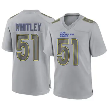 Youth Nike Los Angeles Rams Benton Whitley Gray Atmosphere Fashion Jersey - Game