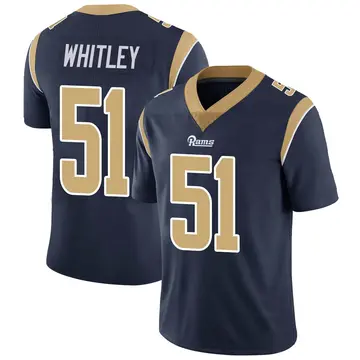 Youth Nike Los Angeles Rams Benton Whitley Navy Team Color Vapor Untouchable Jersey - Limited