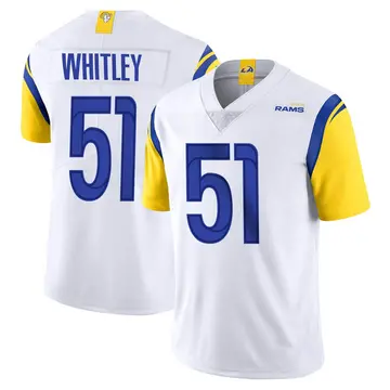 Youth Nike Los Angeles Rams Benton Whitley White Vapor Untouchable Jersey - Limited