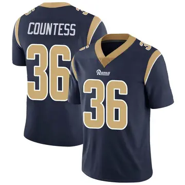 Youth Nike Los Angeles Rams Blake Countess Navy Team Color Vapor Untouchable Jersey - Limited