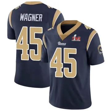 Youth Nike Los Angeles Rams Bobby Wagner Navy Team Color Vapor Untouchable Super Bowl LVI Bound Jersey - Limited
