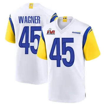 Youth Nike Los Angeles Rams Bobby Wagner White Super Bowl LVI Bound Jersey - Game