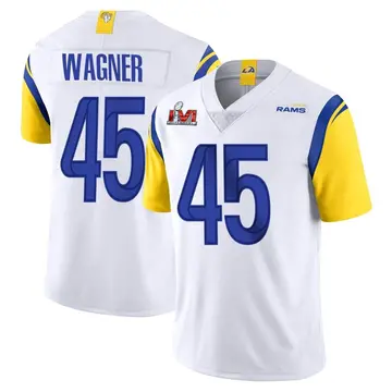 Youth Nike Los Angeles Rams Bobby Wagner White Vapor Untouchable Super Bowl LVI Bound Jersey - Limited