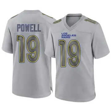 Youth Nike Los Angeles Rams Brandon Powell Gray Atmosphere Fashion Jersey - Game