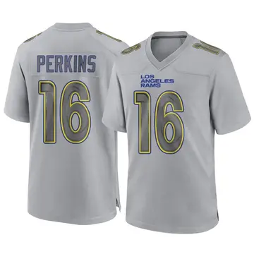 Youth Nike Los Angeles Rams Bryce Perkins Gray Atmosphere Fashion Jersey - Game