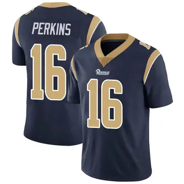 Youth Nike Los Angeles Rams Bryce Perkins Navy Team Color Vapor Untouchable Jersey - Limited