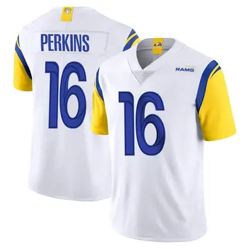 Youth Nike Los Angeles Rams Bryce Perkins White Vapor Untouchable Jersey - Limited