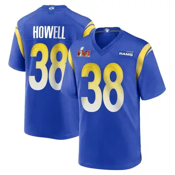 Youth Nike Los Angeles Rams Buddy Howell Royal Alternate Super Bowl LVI Bound Jersey - Game