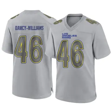 Youth Nike Los Angeles Rams Caesar Dancy-Williams Gray Atmosphere Fashion Jersey - Game