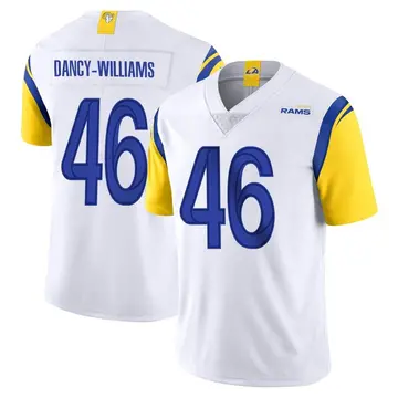 Youth Nike Los Angeles Rams Caesar Dancy-Williams White Vapor Untouchable Jersey - Limited