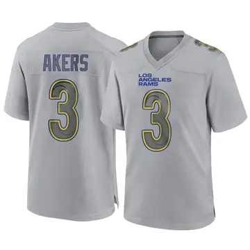 Youth Nike Los Angeles Rams Cam Akers Gray Atmosphere Fashion Jersey - Game