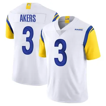 Youth Nike Los Angeles Rams Cam Akers White Vapor Untouchable Jersey - Limited