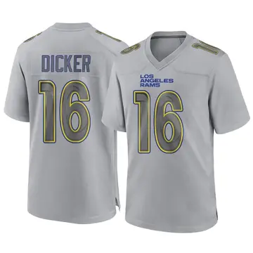 Youth Nike Los Angeles Rams Cameron Dicker Gray Atmosphere Fashion Jersey - Game