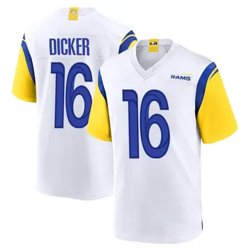 Youth Nike Los Angeles Rams Cameron Dicker White Jersey - Game