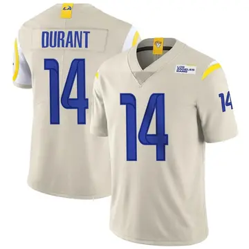 Youth Nike Los Angeles Rams Cobie Durant Bone Vapor Jersey - Limited