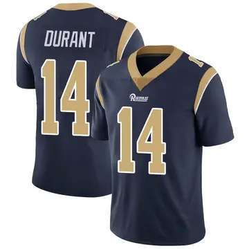Youth Nike Los Angeles Rams Cobie Durant Navy Team Color Vapor Untouchable Jersey - Limited