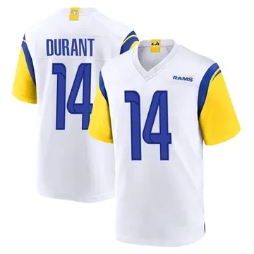 Youth Nike Los Angeles Rams Cobie Durant White Jersey - Game