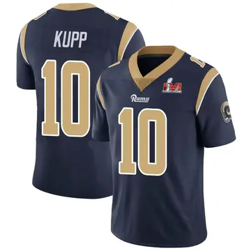 Youth Nike Los Angeles Rams Cooper Kupp Navy Team Color Vapor Untouchable Super Bowl LVI Bound Jersey - Limited